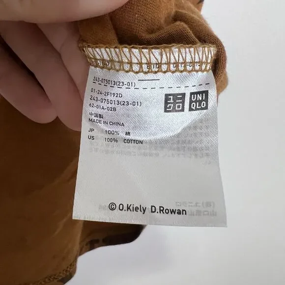 Orla Kiely X Uniqlo Peter Pan Collar Tunic Dress Size Large Retro Print - Picture 8 of 9